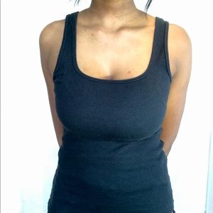 Abercrombie and Fitch black square neck cami